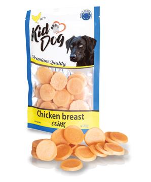 KIDDOG kuřecí mince z kuřecích prsou