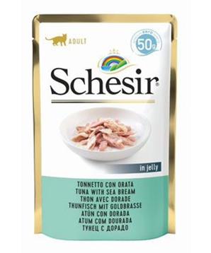 Schesir Cat kapsa Adult tuňák/pražma 50G