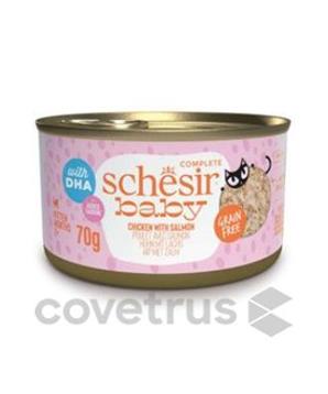 Schesir Cat konz. Kitten Wholefood kuře/losos 