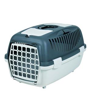 Transportní box CAPRI II, XS-S: 37x34x55cm (max. 8kg)  - tmavě šedá / světle šedá