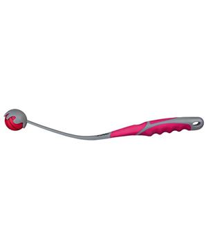 Katapult gum.rukojeť s mech.míčem, velký 