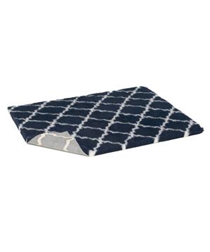 Vetbed protiskluz / Drybed modrá s mřížkou, vlas 30 mm