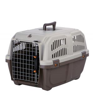 Transportní přepravka SKUDO 3, S,  40x39x60cm tmavě šedá/písková (max. 24kg)