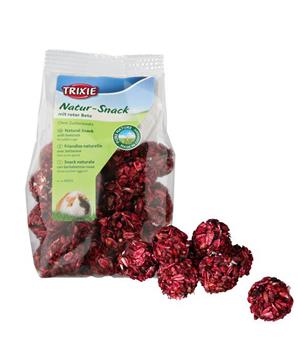 Natur Snack - kuličky s červenou řepou pro hlodavce