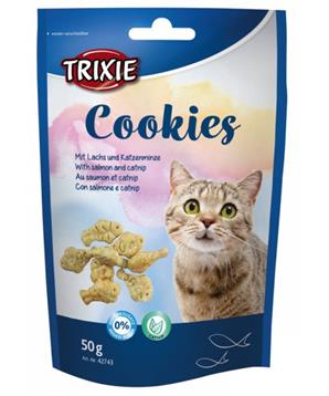 COOKIES s lososem a catnipem 50 g