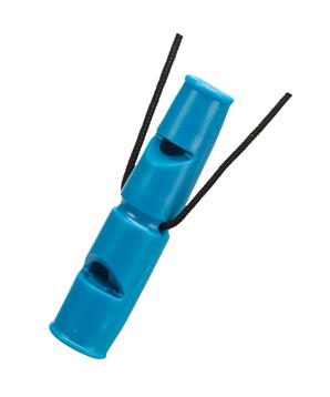 Píšťalka plastová, dvojitý tón, 7,5cm