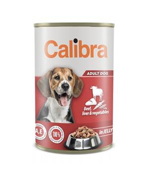 Calibra Dog konz.Beef,liver&veget. in jelly