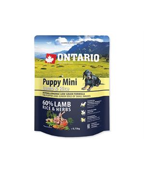 ONTARIO Puppy Mini Lamb & Rice