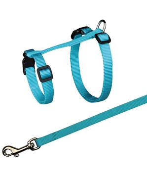 Postroj nylon. pro kočku s vodítkem XL, 34-57 cm/13mm, 1,20m