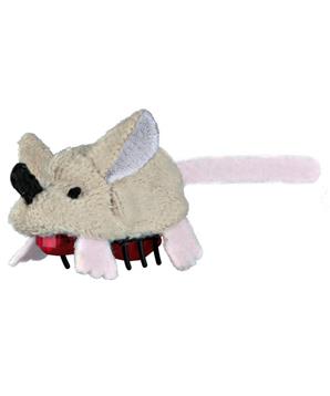 Plyšová běhací myš na baterie 5,5 cm 