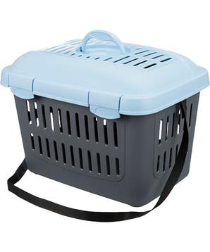 Transportní box MIDI CAPRI 44x33x32cm max.do 5kg TRIXIE,  - modro/šedá