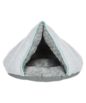 JUNIOR plyšová jeskyně - stan 45 x 30 x 40 cm šedá