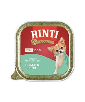 Vanička RINTI Gold mini jelen + hovězí