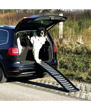 Skládací rampa, plastová 39 x 160 cm černo/šedá