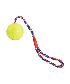 Vrhací míč z přírodní tvrdé gumy, na laně, HipHop