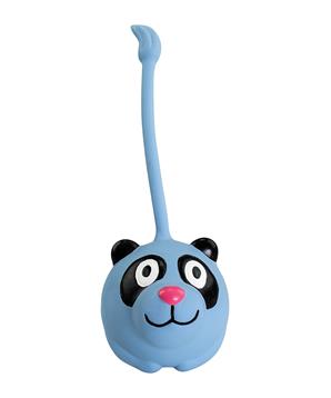 Panda míček s vysokým ocáskem 8x20cm, se zvukem, latex, HipHop