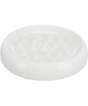 Slow Feed, keramická miska k pomalému krmení, 0.25 l/ø 18 cm, modrá, šedá