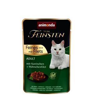 Vom Feinsten Adult FEINES m.Fillets - králík + kuřecí filet, kapsička pro kočky