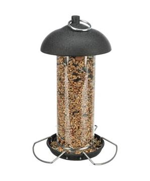 Zásobník na krmivo pro ptactvo 560 ml/ø 10 × 20 cm, kov/plast