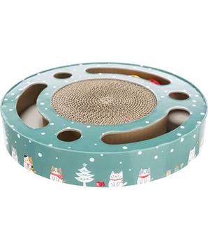 Xmas drum - vánoční škrabací buben s hračkou, ø 33 × 5,5 cm