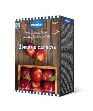 SMOOKIES Premium APPLE -  jablkové sušenky 100% human grade