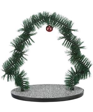 Xmas Massage - vánoční masážní oblouk pro kočky, 44 x 42 cm