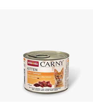 ANIMONDA konzerva CARNY Kitten - drůbeží + hovězí  200g