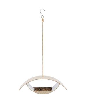 Oko - venkovní krmítko k zavěšení, 32,5 x 12 x 10,1 cm, hnědá