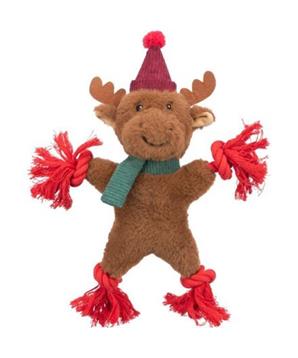 Xmas REINDEER  - vánoční sob , píská/šustí, plyš/lano