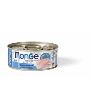MONGE SUPREME KITTEN tuňák a pražma pro kočky