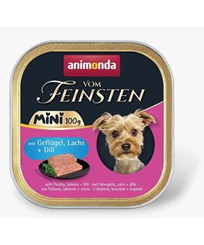 ANIMONDA paštika Vom Feinsten MINI - drůbeží, losos, kopr  pro psy 