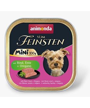 ANIMONDA paštika Vom Feinsten MINI - hovězí, kachna, oregáno pro psy