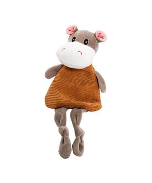 Sametový hrošík šustící, se zvukem, béžová/šedá, HipHop