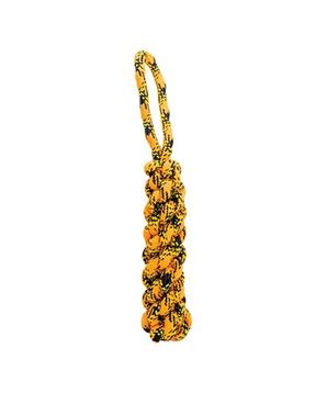 Bavlněný uzlovaný pešek HipHop ROPE , neon oranžová, černá, žlutá