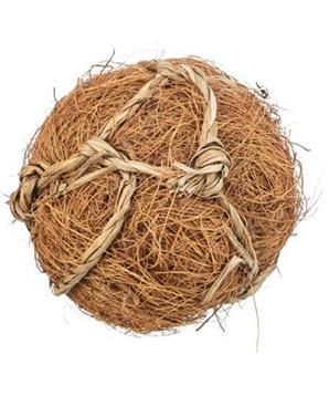 Míček - přírodní hračka pro hlodavce ø 6 cm, kokosová vlákna/mořská tráva