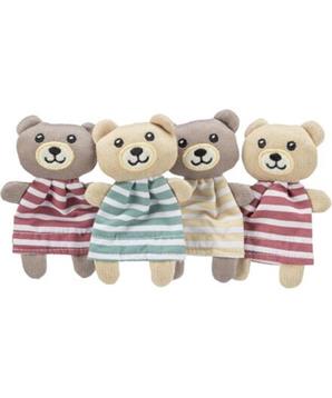 Medvídek v šatech, s catnipem, 12 cm, tkanina, různé barvy
