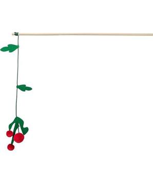 Xmas vánoční prut pro kočky, se jmelím, chrastící, dřevo/polyester