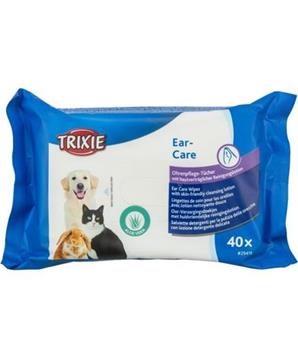 Ear Care, vlhčené ušní ubrousky s Aloe Vera