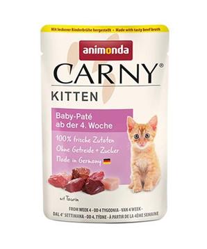 Carny Kitten 85 g Baby Paté, kapsička pro koťata