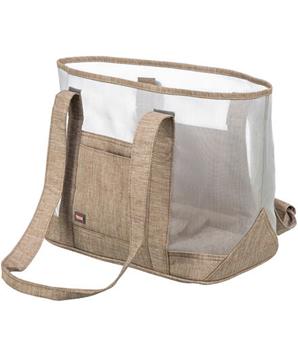 Transportní síťovaná taška MARY, 53 x 30 x 20 cm, nosnost 6 kg, písková