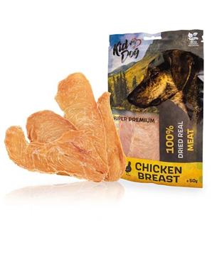 KIDDOG SUPER PREMIUM 100% kuřecí prsa, tenké plátky 