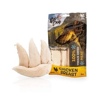 KIDDOG SUPER PREMIUM 100% kuřecí celá prsa sušená mrazem 