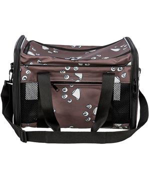 Transportní taška ADRINA, 26 x 27 x 42 cm, do 7 kg, hnědá