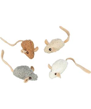 Plyšová myška s catnipem, 18 cm, různé barvy