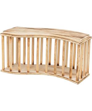 Jesličky na seno stojící 37 x 19 x 13 cm, opalované dřevo