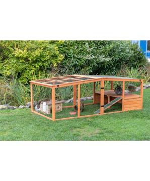 Venkovní výběh pro hlodavce XL: 233 x 79 x 116 cm, s víkem