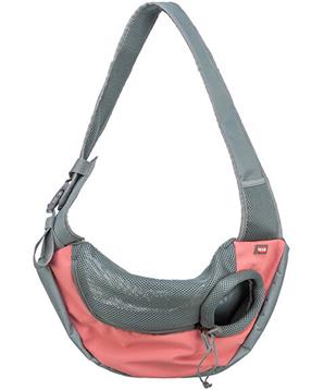 Front Sling Carrier - přední nosítko/taška, 50 x 25 x 18 cm, růžová/šedá (max. 5kg)