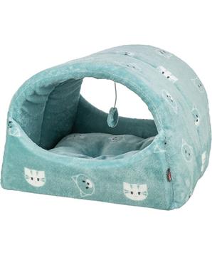 Kukaň MIMI s hračkou, 42 x 35 x 35 cm, šalvějová - LIMITOVANÁ NABÍDKA