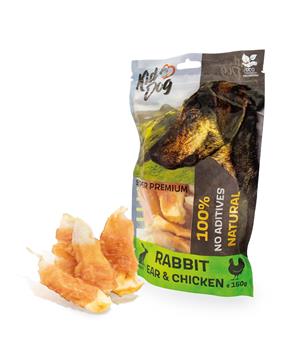 KIDDOG SUPER PREMIUM 100% kuřecí prsa na králičím uchu 150 g