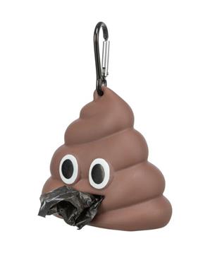 Zásobník POOP na sáčky na exkrementy, 8 x 5 cm / 15 sáčků, PVC